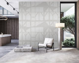 Geo-graphic Wallpaper - Silver