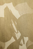 Botanic wallpaper sample in Gold colour. Emma Hayes designer wallpaper