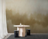 Solar wallpaper in Gold metallic colour. Emma Hayes designer wallpaper