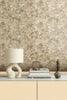 Colour Field Wallpaper - Gold metallic