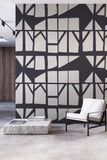 Geo-graphic Wallpaper - Denim
