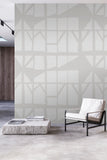 Geo-graphic Wallpaper - Silver