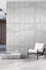 Geo-graphic Wallpaper - Silver