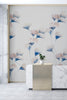 Gingko Mural Wallpaper - Blush