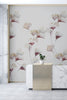 Gingko Mural Wallpaper - Grape