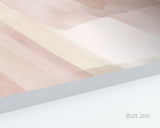 Acoustic panel, butt join finish. Veil design, in Rose. Emma Hayes x Autex Acoustics®.