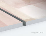 Acoustic panel, negative detail finish. Veil design, in Rose. Emma Hayes x Autex Acoustics®.