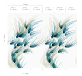 Songbird Wallpaper - Teal