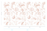 Acoustic panels diagram, Eos design, in Blush. Emma Hayes x Autex Acoustics®.