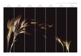 Willow Chocolate wallpaper diagram, Emma Hayes Textiles