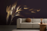 Willow wallpaper in Chocolate, Emma Hayes Textiles