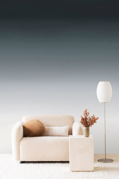 Stratum Grasscloth, Ink colour. Natural wall-covering. Emma Hayes designer wallpaper