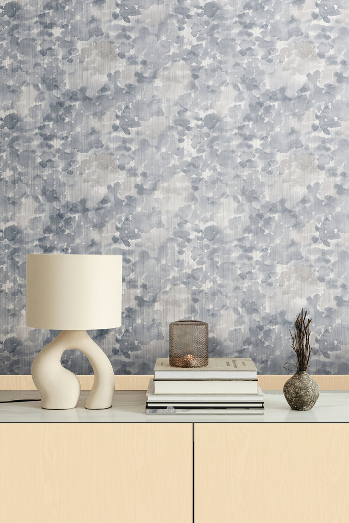 Colour Field Wallpaper - Stone metallic