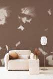 Drift Wallpaper - Umber Brushed Metallic