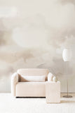 Dispersion wallpaper in Air colour. Emma Hayes designer wallpaper
