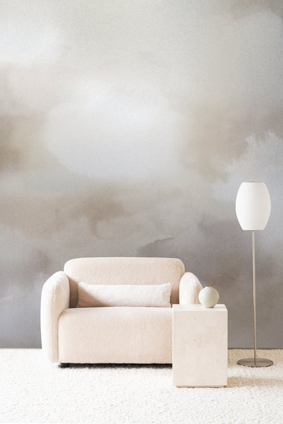Dispersion Wallpaper - Champagne metallic