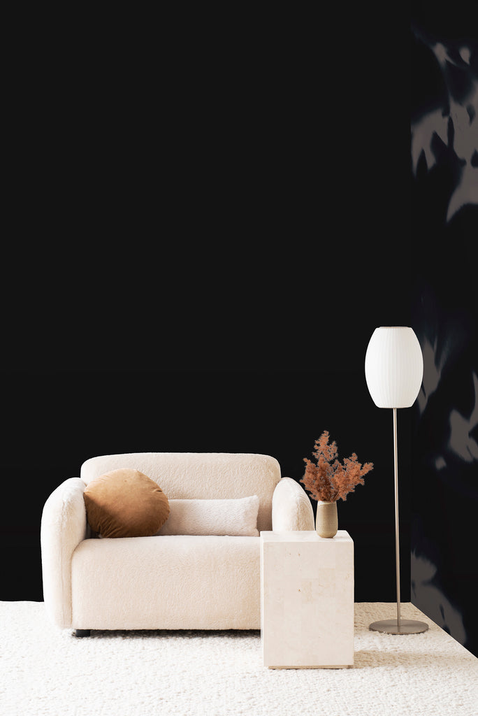 Drift Wallpaper - Shadow Plain Brushed Metallic