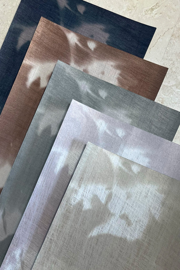 Drift metallic wallpaper_sample_set