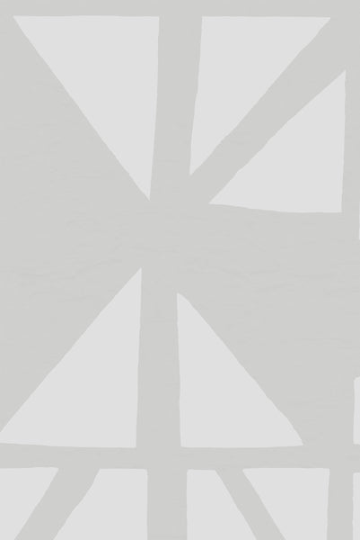 Sample - Geo-graphic Wallpaper Silver