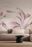 Swirl Wallpaper - Plum