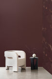 Dreamer Wallpaper - Merlot Plain Brushed Metallic