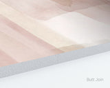 Acoustic panel, butt join finish. Veil design, in Rose. Emma Hayes x Autex Acoustics®. 