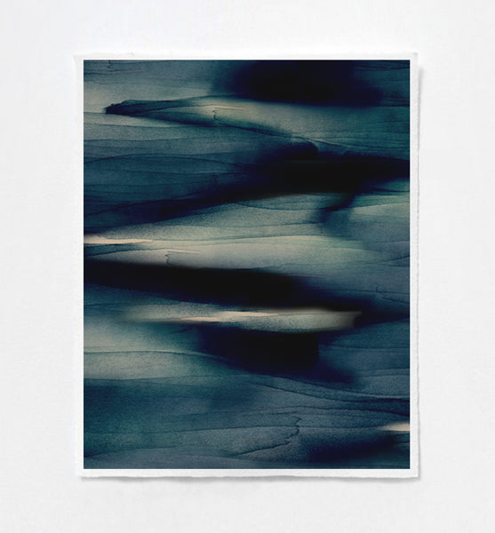 River Blue Art Print