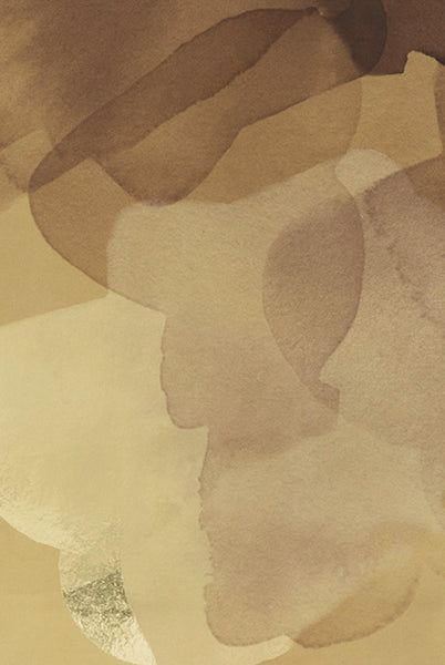 Sample - Bloom Wallpaper Gold  - Commercial Grade