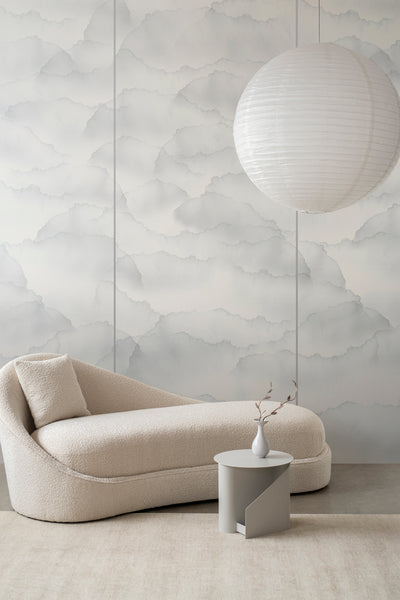 Acoustic panels, Nebula design, in Mist. Emma Hayes x Autex Acoustics®